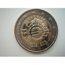 2012-Euro Ühisraha 10. Aastapäev (TYE)-Sloveenia