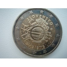 2012-Euro Ühisraha 10. Aastapäev (TYE)-Slovakkia