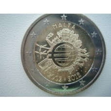 2012-Euro Ühisraha 10. Aastapäev (TYE)-Malta