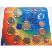 Hispaania eurokomplekt 2009 originaalpakend!