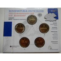 Saksamaa 2009------5X2 euro -UNC