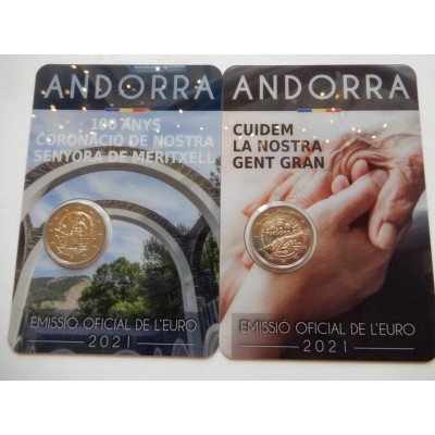2021-Andorra 2X2 euro (paar)