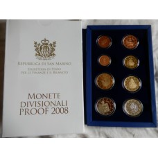 San Marino eurokomplekt 2008 PROOF