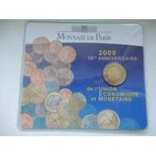 2009-Rahaliit-(EMU)-Prantsusmaa (mündikaart)