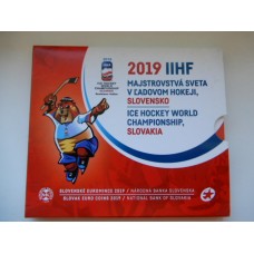 Slovakkia eurokomplekt 2019 originaalpakend Jäähoki