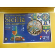 Itaalia 5 euro 2021 Sitsiilia