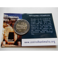 2018-Malta Mnajdra Templid (mündikaart)