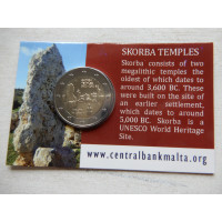 2020-Malta   Skorba templid (mündikaart)